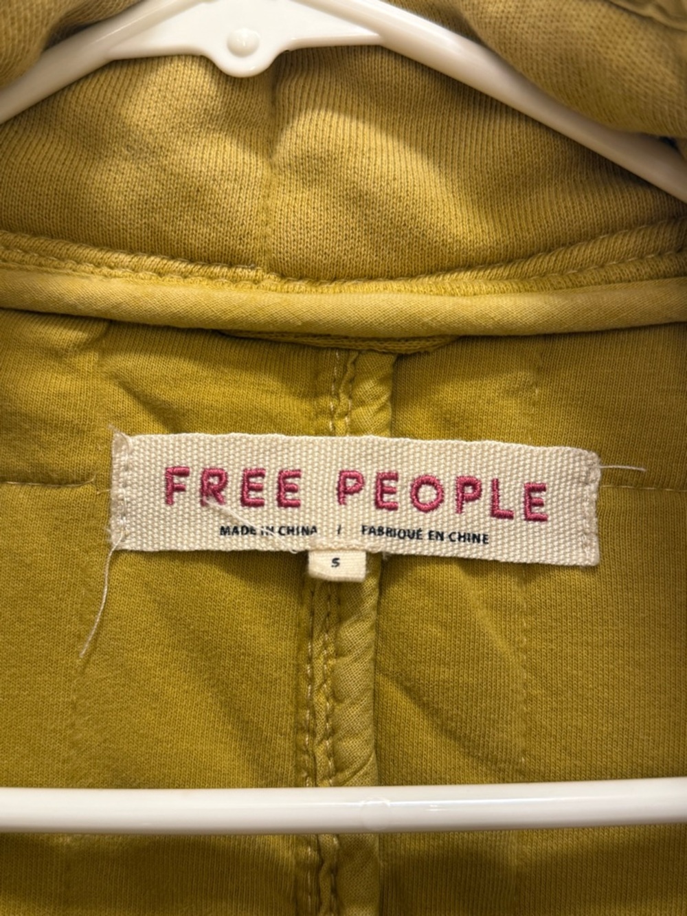 Free People Quilted Zip Jacket in Mustard - Picture 3 of 11